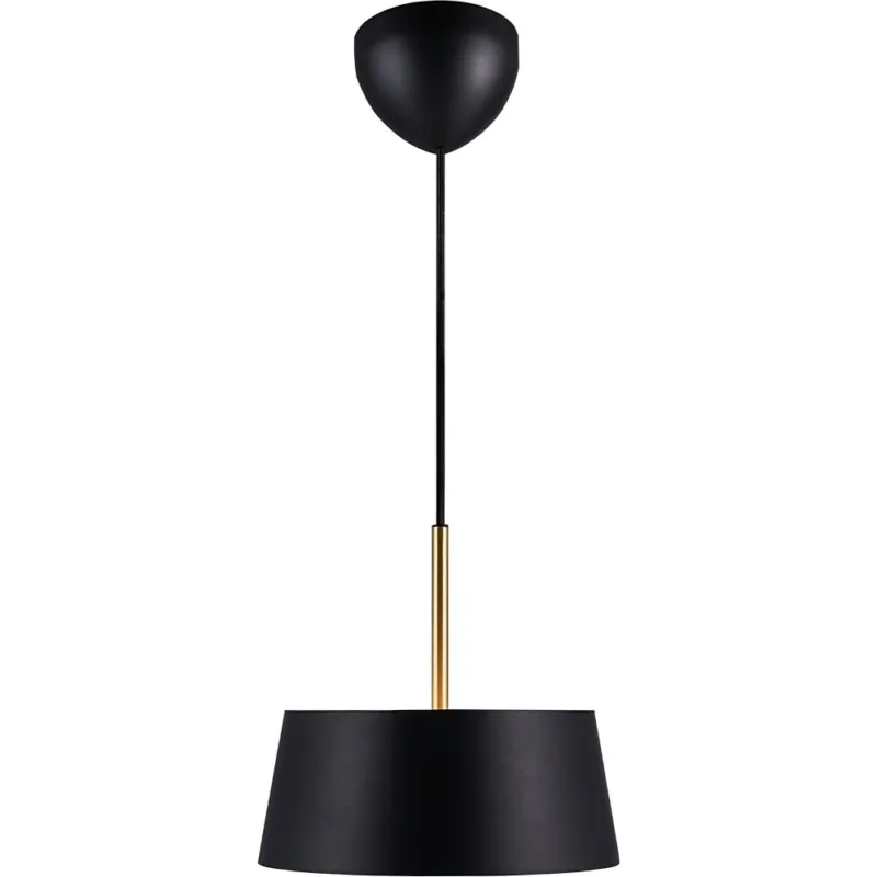 Lampa wisząca art deco Clasi 30cm czarny/mosiądz Nordlux Tani