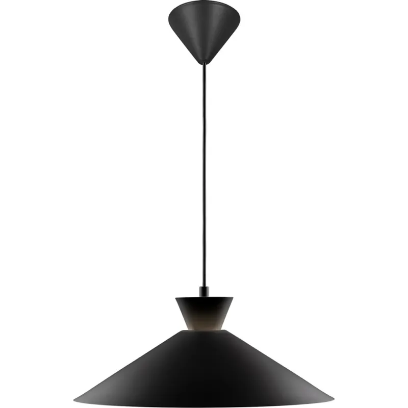 Szybka dostawa Lampa wisząca skandynawska Dial 45cm czarna Nordlux