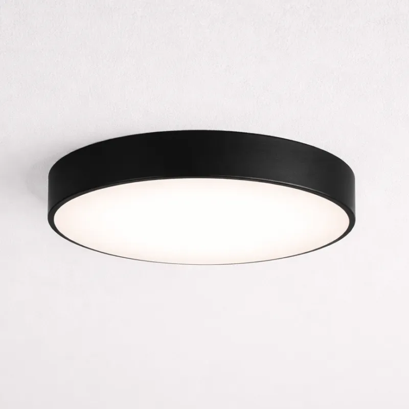 Czarny plafon sufitowy Newa ⌀ 60 cm Cena promocyjna