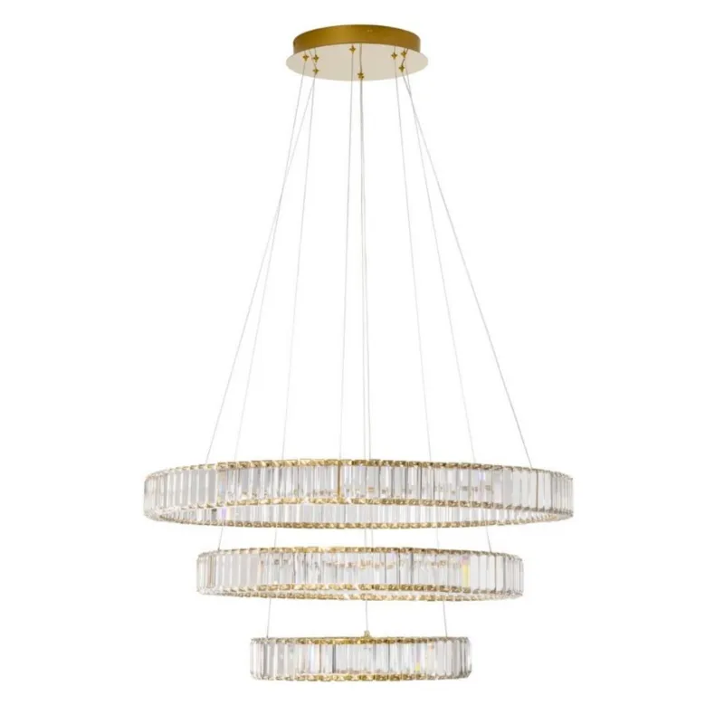 Żyrandol z elementami szklanymi w stylu glamour Bauta Oferta czasowa