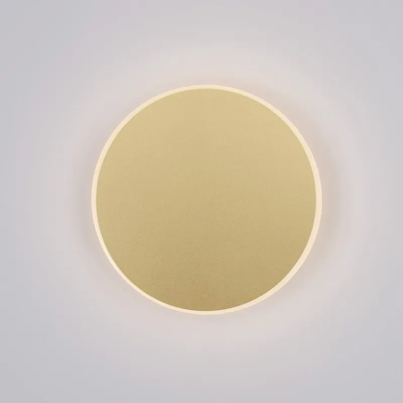 Złota lampa ścienna LED Chica Eclipse S Nie przegap