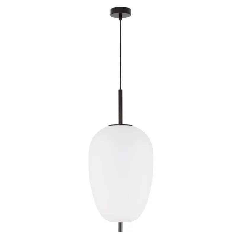 Szklana lampa wisząca Marc C w klasycznej kolorystyce Ekspresowa dostawa