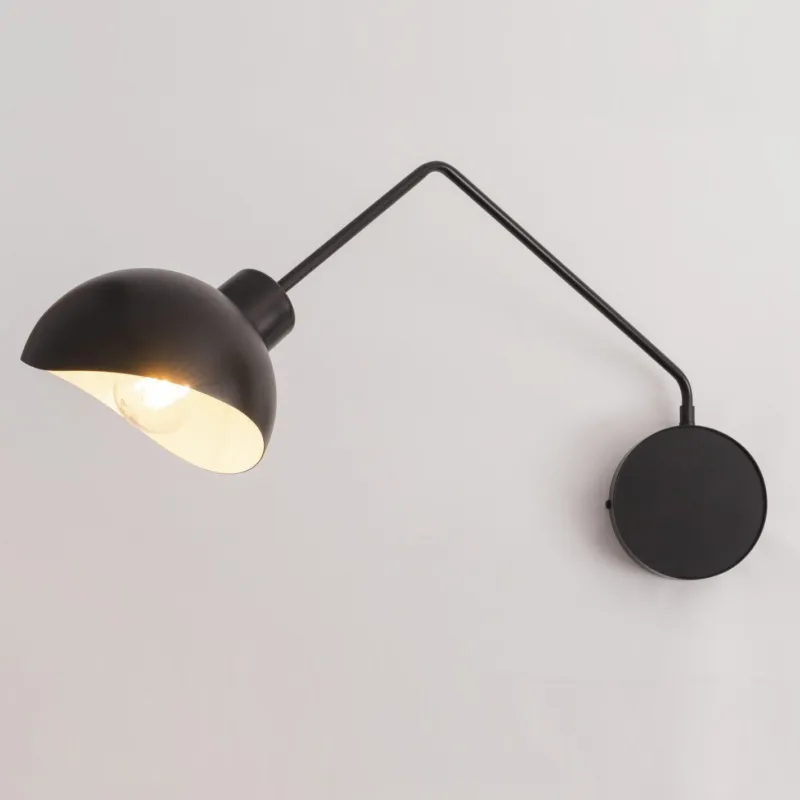 Lampa ścienna Ankara w kolorze czarnym Bezpieczne zakupy