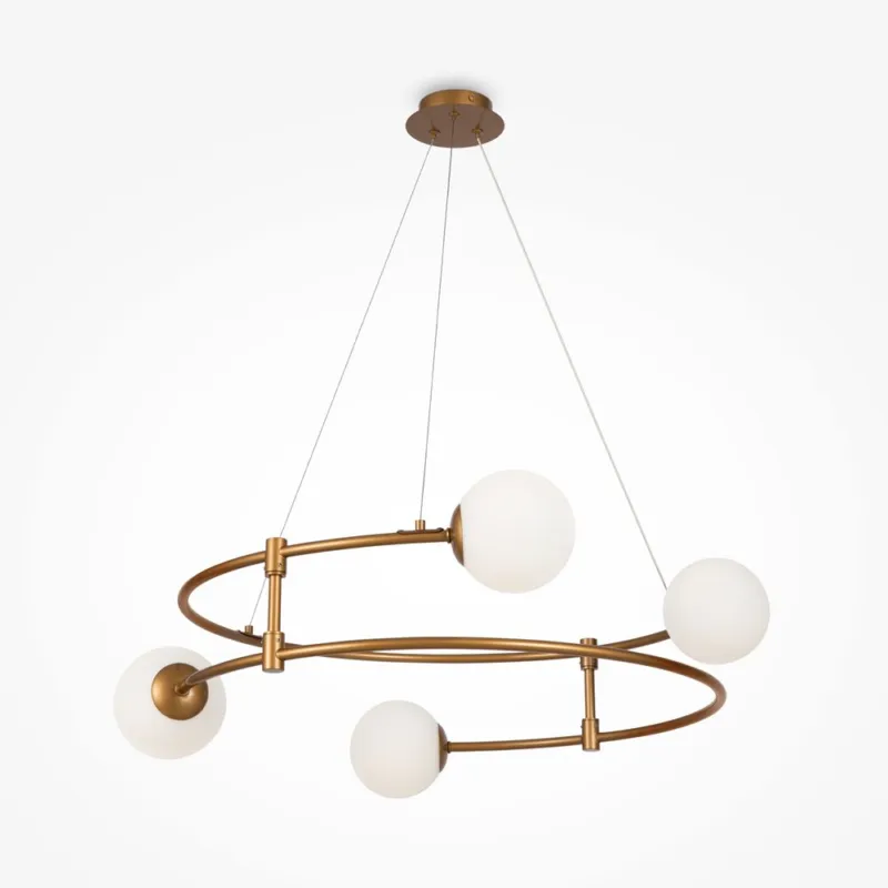 Złota lampa wisząca Balance 4 do salonu Dodaj do koszyka