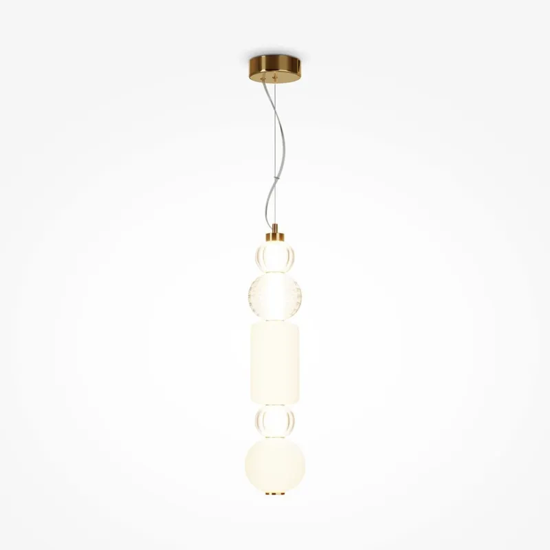 Nowoczesna lampa wisząca Collar na złotym stelażu Zamów dziś