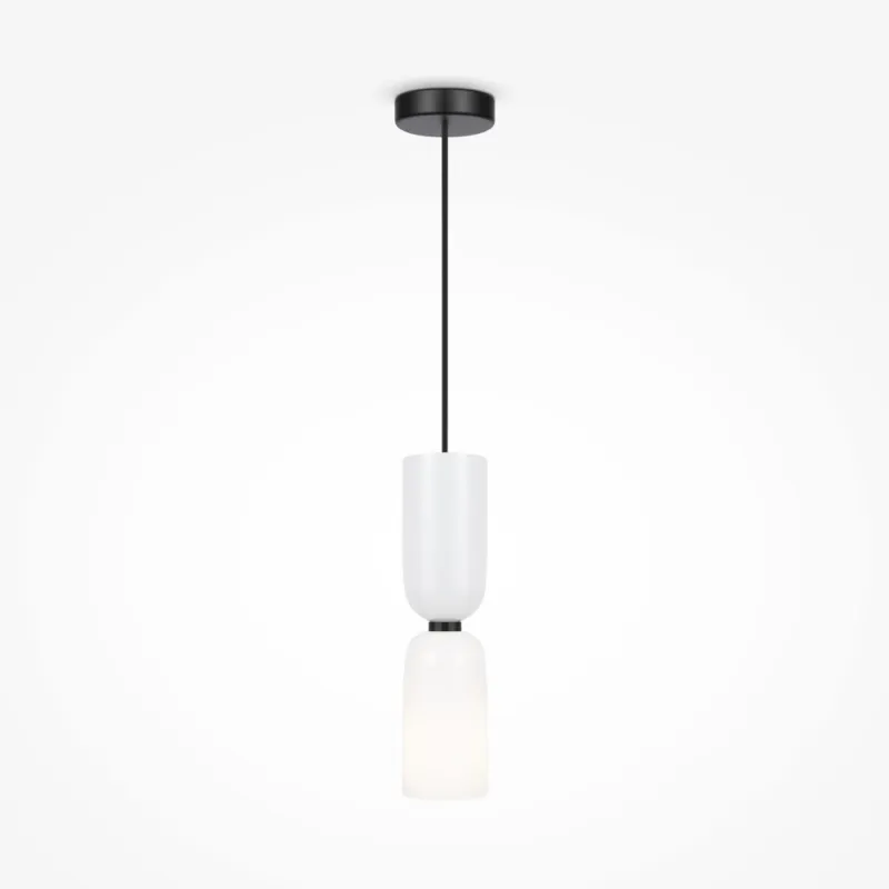 Hit sprzedaży Elegancka lampa wisząca Memory z białym kloszem