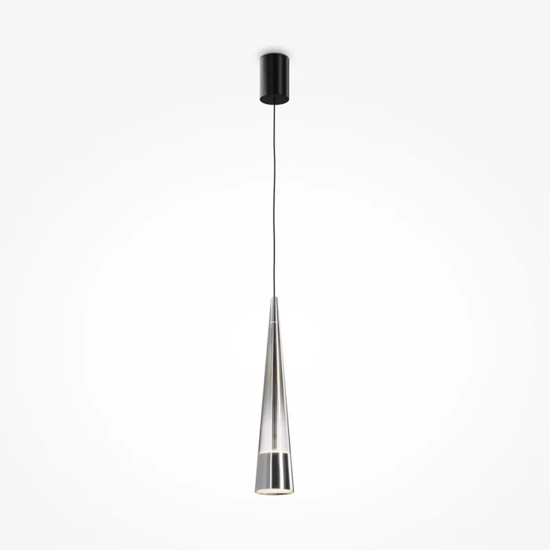 Oferta Pojedyncza lampa wisząca Sintesi na czarnym stelażu