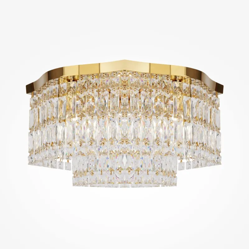 Nowy Elegancka lampa sufitowa Dune w złotym kolorze