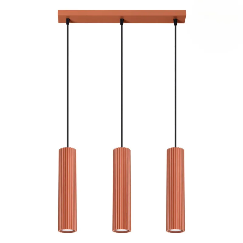 Wyprzedaż Prosta lampa wisząca Dolkar 3 na listwie