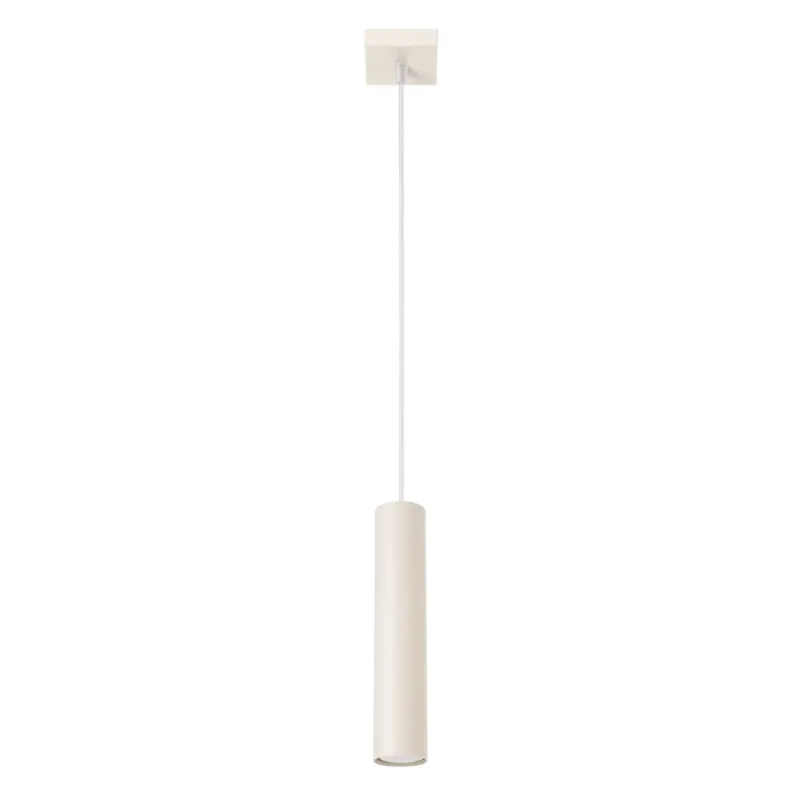 Pojedyncza lampa wisząca Achilles w beżowym kolorze Nowy