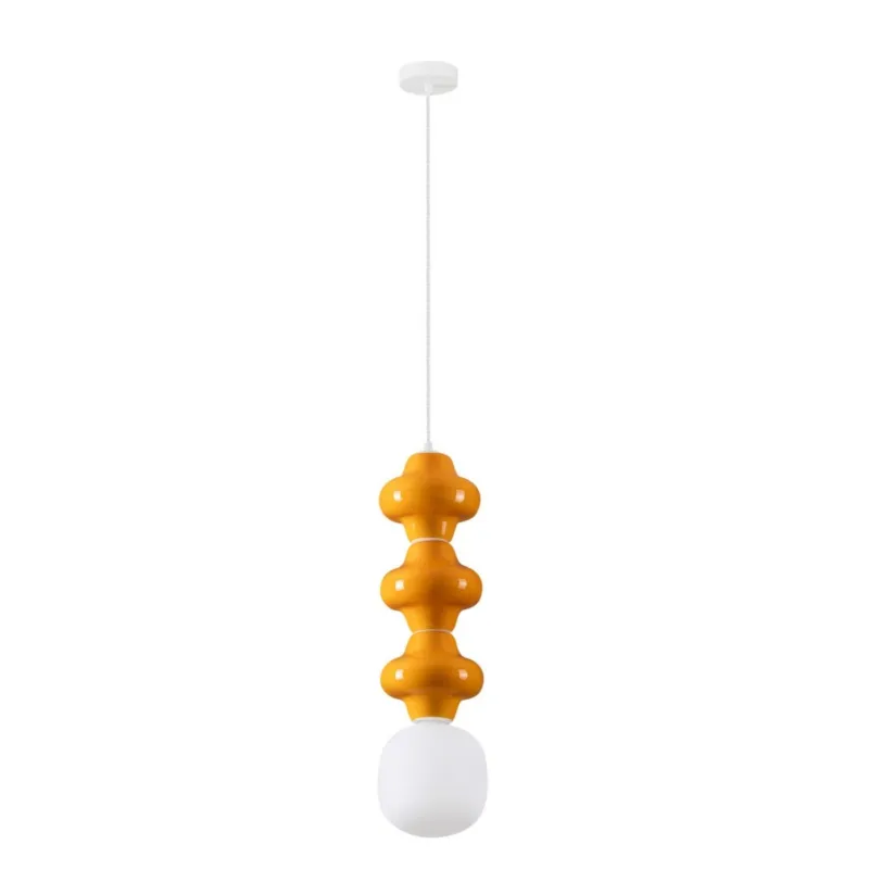 Premium Pomarańczowa lampa wisząca Vilrosa C