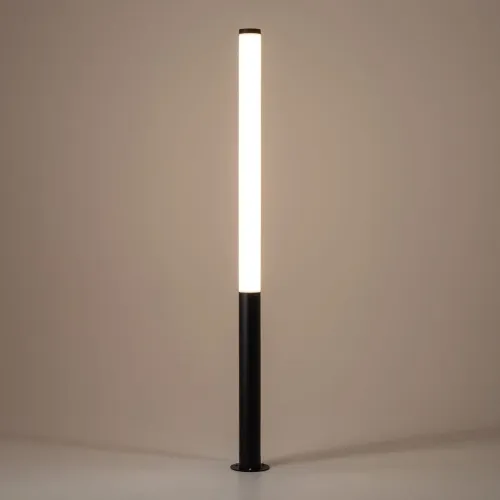 Smukły czarny wysoki słupek oświetleniowy ogrodowy Nowodvorski 11375 Mia LED 100W 3000K IP54 200cm Oferta limitowana
