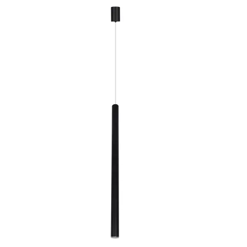 Czarna lampa wisząca łazienkowa smukły walec 2,5cm x 48 cm Yaskr PL0123-BK Elin LED 3W 3000K IP44 Kup teraz