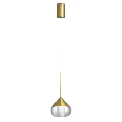 Popularny Złota lampa wisząca do łazienki Yaskr PL0103-GD Suza LED 6W 3000K IP44 11,6cm