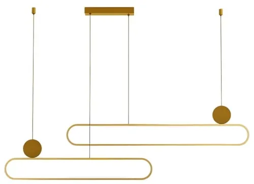 Lampa wisząca nowoczesna złota Azzardo AZ5780 Nicodemo V2 Pendant 3000K 3-step Dimm LED 60W 3000K Sprawdź teraz