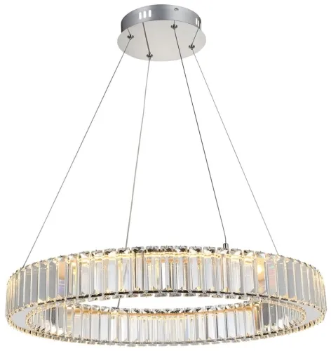 Bezpieczne zakupy Lampa wisząca kryształowa chrom Azzardo AZ5789 Spark Pendant 60 Dimm LED 30W 3000K 60cm