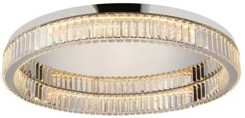 Hit cenowy Lampa sufitowa plafon kryształowy chrom Azzardo AZ5787 Spark Top 80 Dimm LED 72W 3000K 80cm