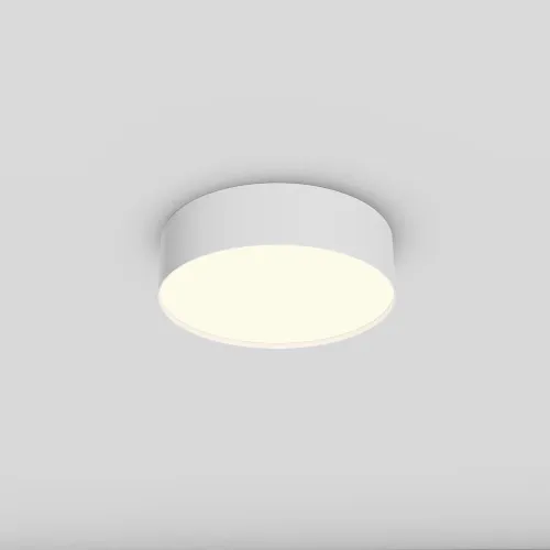Biały okrągły plafon ledowy Maytoni C032CL-24W3K-RD-W Zon LED 24W 3000K CRI90 22cm x 6cm Wyprzedaż