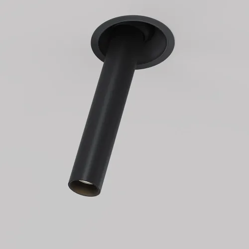 Czarna lampa podtynkowa z punktowym reflektorem Maytoni C140RS-L300-7W3K-B Focus T LED 7W 3000K CRI90 36stopni Ograniczona ilość