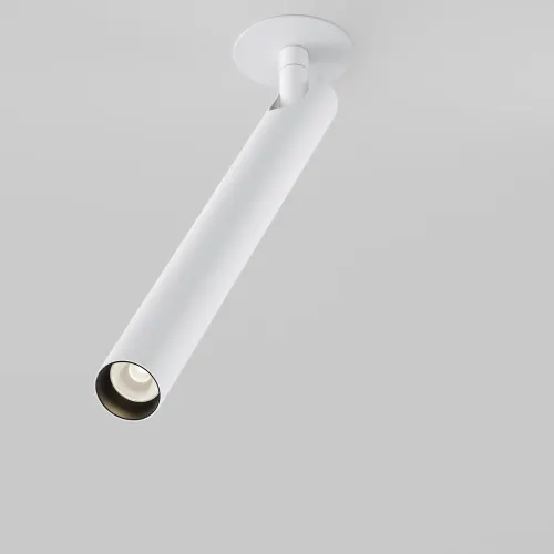 Biała lampa podtynkowa z punktowym reflektorem Maytoni C141RS-L300-6W3K-W Focus T LED 6W 3000K CRI90 36stopni Do wyczerpania zapasów