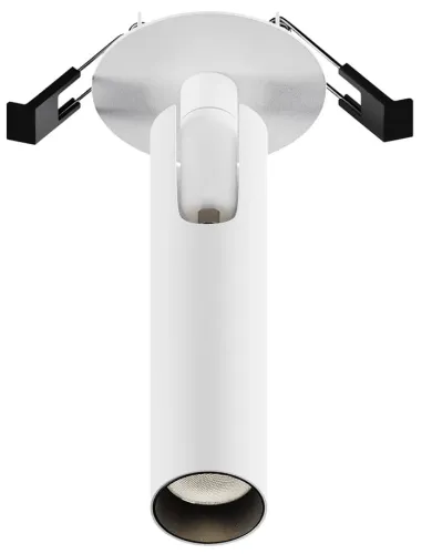 Biała lampa podtynkowa z punktowym reflektorem Maytoni C141RS-L125-6W3K-W Focus T LED 6W 3000K CRI90 36stopni Promocja