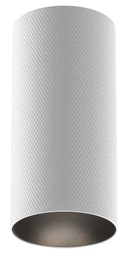 Biało czarna strukturalna lampa sufitowa tuba spot Maytoni C080CL-01-GU10-W Artisan GU10 10,8cm x 5,4cm Zniżka