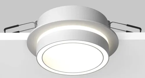Biała okrągła wystająca lampa podtynkowa Maytoni DL087-GX53-RD-W Orlo GX53 10,5cm Dodaj do koszyka