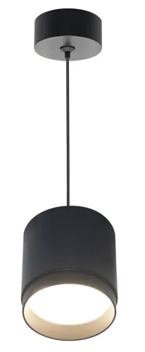 Czarna okrągła lampa wisząca walec Maytoni P088PL-GX53-B Polar GX53 8,2cm Wyprzedaż