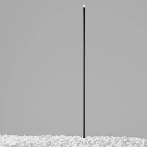 Wyjątkowa oferta Grafitowy smukły słupek oświetleniowy zewnętrzny Maytoni O441FL-L1GF3K1 Spear LED 1W 3000K 80cm