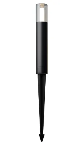 Bestseller Zewnętrzny grafitowy gruntowy słupek oświetleniowy z szpikulcem Maytoni O437FL-01GF1 Glide G9 IP54 46cm