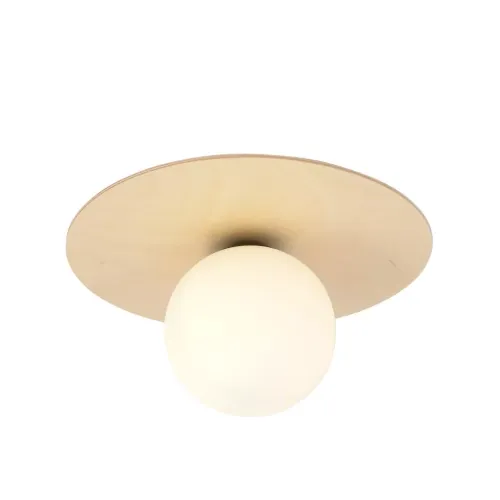 Lampa sufitowa okrągły talerz z kulą Emibig 1142/1B Brązowy Kenzo 1b 1xE14 40cm Hit sprzedaży