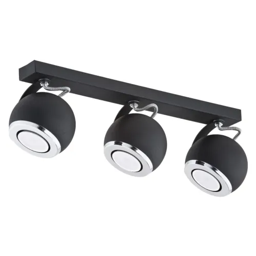 Bezpieczne zakupy Lampa sufitowa punktowa spot Argon 1263 Kos 3xGU10 48cm czarny