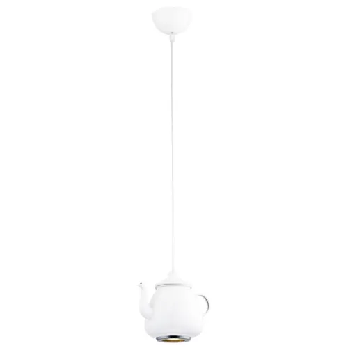 Lampa wisząca biały czajnik Argon 3650 Jamajka GU10 20cm x 105cm Nowy