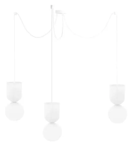 Bezpieczna płatność Lampa Wisząca UMMO LUM311P2 Luoti 3 3xG9 biały