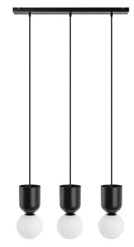 Lampa Wisząca UMMO LUL322P0 Luoti 3L 3xG9 czarny Promocja