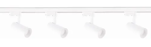 Darmowy zwrot Biały gotowy zestaw szynowy z zasilaniem środkowym Light Prestige LP-732 4W WH SET szyny 2x1m i 4 reflektory 3-fazowe