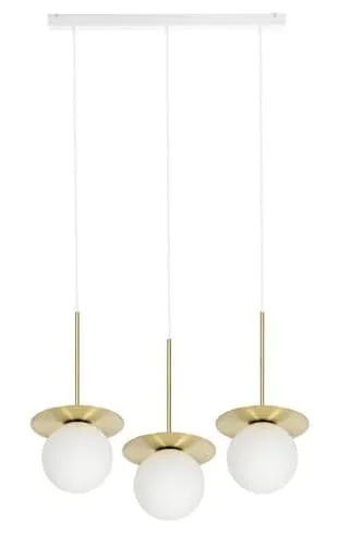 Lampa Wisząca UMMO BRB331PL BORRA B 3L 3xG9 biały/mosiądz Bezpieczne zakupy