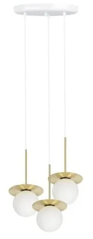 Lampa Wisząca UMMO BRB331P3 BORRA B 3P 3xG9 biały/mosiądz Tylko dziś