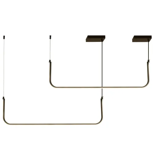 Czarna lampa wisząca Step Into Design MP0095-2 Minima-2 LED 2x20W 3000K Nowość