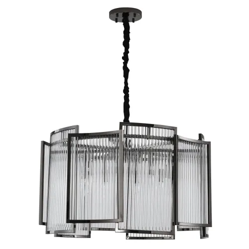 Czarna kryształowa lampa wisząca Step Into Design MP0098 black Imperio 8xE14 80cm x 248cm Zamów teraz