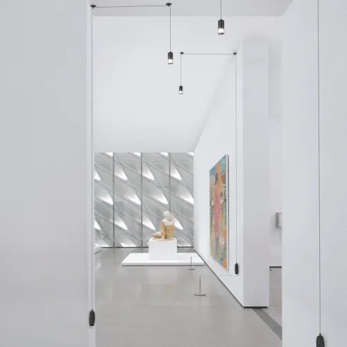 Czarna lampa ścienna kinkiet podwieszany na ścianie i suficie Step Into Design XT004P Linea-1 Wall G9 Kup online