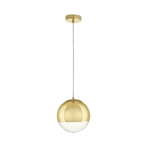 Wysoka jakość Lampa wisząca szklana złota kula Step Into Design MP1238-200 gold Flash S E27 20cm x 150cm