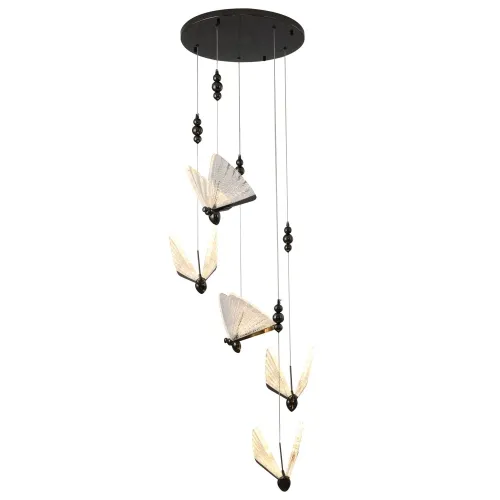 Designerska lampa wisząca z kloszami w kształcie pszczół Step Into Design MP0090-5 black Bee Lamp LED 20W 3000K 45cm x 264cm czarny Sprawdź teraz
