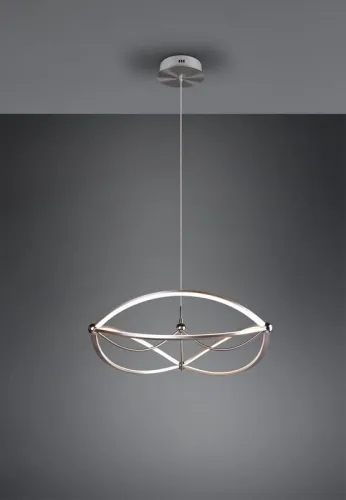 Zamów dziś Lampa Wisząca Trio 321210107 Charivari LED 42W 3000K ściemniacz 62cm nikiel