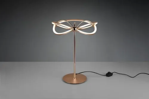 Wyprzedaż Lampa stołowa Nocna Trio 521210108 Charivari LED 26W 3000K 41x50cm mosiądz