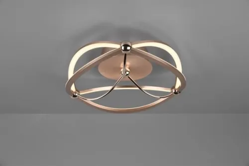 Wyprzedaż Lampa Sufitowa Trio 621210108 Charivari LED 20W 3000K ściemniacz 41cm mosiądz