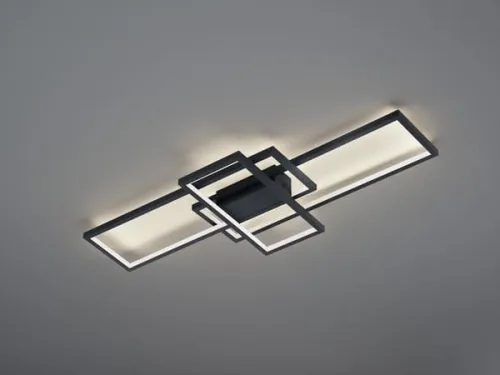 Super okazja Lampa Sufitowa Trio 652610342 Thiago LED 36W RGBW czarna pilot i aplikacja WiZ