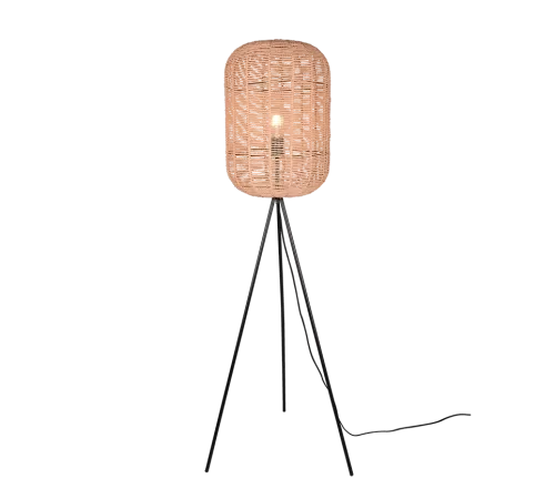 Lampa stojąca Podłogowa Trio 403000132 Runa E27 150cm czanry brązowy sizal Nowy