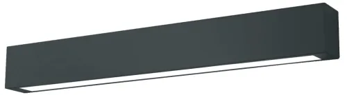 Czarna podłużna lampa sufitowa do łazienki Light Prestige LP-7001/1C BK-63 18/3 Ibros LED 18W 3000K IP44 63cm Dostępne od ręki