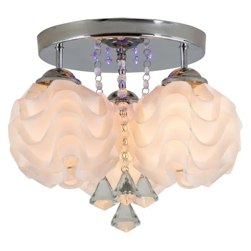 Lampa plafon sufitowa dekoracyjne klosze i kryształki Light Prestige LP-119/3C Sada 3xE14 36cm Bezpieczne zakupy